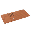 Car Sun Visor CD Clip Storage Pocket Visor Holder brown