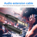 1.8m 6.35mm Audio Extension Cable 1/4 Male to Female TRS Stereo for Mixer A