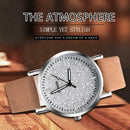 Women Casual Quartz Minimal Leather Round Dial Analog Watch (Light Brown) A