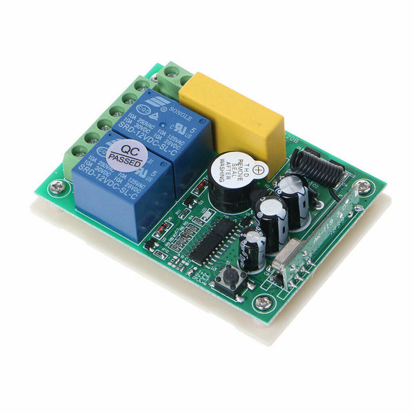 Wireless Remote Control Switch 433Mhz 2CH AC250V 110V 220V Relay Receiver Module
