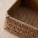 Straw Storage Basket Creative Living Room Desktop Storage Basket Cosmetic S