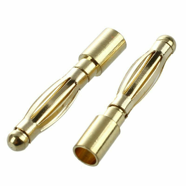 2mm Inner Dia Male Banana Plug Bullet Connector Replacement 20 Pcs L9G4