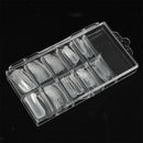 100Pcs Coffin Nails Clear Nail Tips Full Cover Artificial Nails with Clear Nail