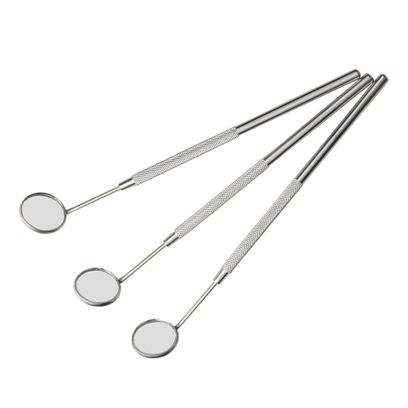 3 Pieces Eyelash Extension Mirror Detachable Mini Mirrors Stainless Steel Beauty