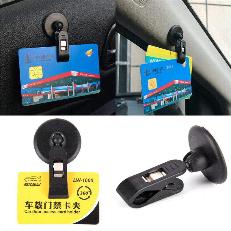 Car Suction Cup Clips Auto Fasteners for Ticket Pen Card Clip Holder SRAU ME
