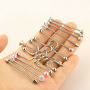 13PC 14G  Industrial Barbell Bar Earring