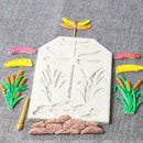Dragonfly Grass Cake Border Decoration Silicone Mold O9B1 Fondant Cake Deco D2Z3