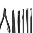 18Pcs Men Women Manicure Stainless Pedicure Care Tool Kit with Leather Case