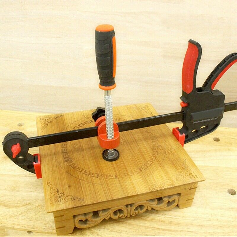 Woodworking Edge Clamp F Clamp Quick Clamp Function Expansion Auxiliary Too H1I9