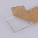4pcs Leather Craft Clear Acrylic Watch Strap Band Stencil Template C 20-18mm