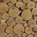 100x Slices Round Disc Tree Natural Pine Wood Chips Wood Bark Circle Decor Craft