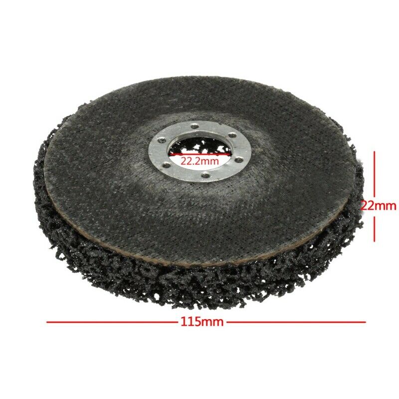5Pcs Abrasive Tools 115Mm Strip Wheels Paint Rust Removal Clean Angle Grind W4L4