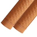 2pcs Stylish Driving Car PU Safety Seat Belt Pads Cover Protector brown