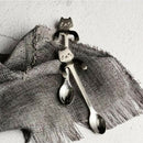 Stainless Steel Cat Coffee Drink Spoon Tableware Kitchen Supplies Hanging c D2S1