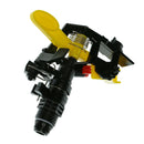 16 Pieces Heavy Duty Plastic Impact Head Sprinkler, 25-360 Degree Rotating Range