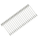 10pcs Round Blank Setting Disc Stick Hat Pin Lapel Pin Base for DIY Jewelry