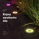 8LED Solar Underground Light Waterproof Color Changing Garden Buried Lamp