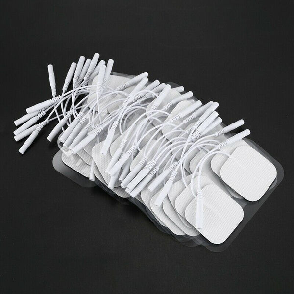 50Pcs Self Adhesive Replacement Tens Electrode Pads Square 4x4cm Muscle Sti S4A9