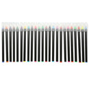 24 Color Watercolor Brush Pens Painting Pens with Flexible Fiber Brush Tips