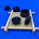 20Pcs 16mm Universal Black Plastic Cable Snap Locking Bushing Grommet C2O6
