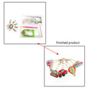 5 x DIY Full Drill Diamond Painting Key Chain Keychain Key Ring Handmade G GNN