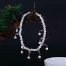 Elegant Elastic Women Pearls Anklets Leg Bracelet Ankle Chain Beach Jewelry A