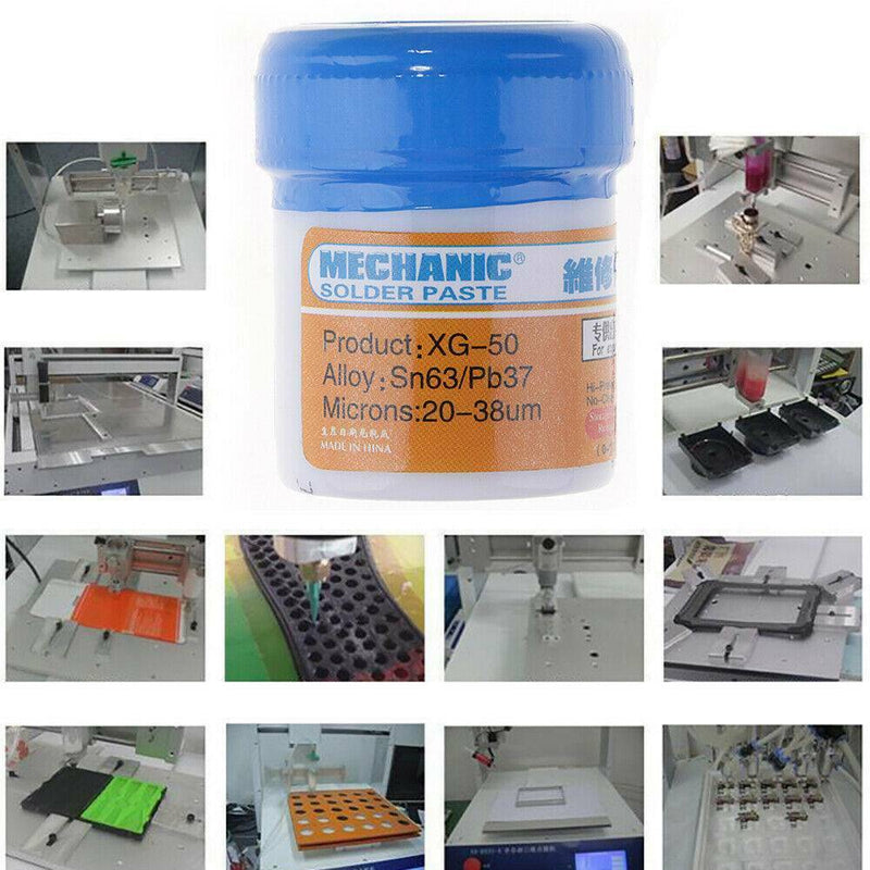 XG-50 42g Repair Solder Welding Mechanic Flux Paste Grease Sn63 Pb37 25-45um AU