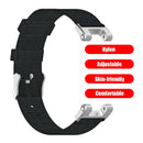 Nylon Canvas Replacement Wrist Strap for Huami Amazfit T-Rex A1918 (Black)