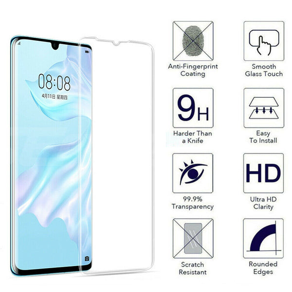 1pc Smart Screen Protector Tempered Glass Film Full Cover For Huawei P30 Lite