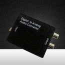 Digital Toslink Coaxial Optical to Analog Audio Converter Adapter H2S0 L/R A1R5