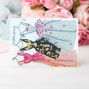 5D DIY Drills Diamond Painting Wedding Cards Birthday Party Festival Gifts