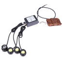 4in1 12V Hawkeye LED Car Emergency Strobe Lights DRL Wireless Remote Contro