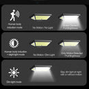 138 LED 4 Modes Solar Wall Light Waterproof PIR Motion Sensor Outdoor Lamp