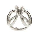 2Pcs Women Girls Scarf Ring Buckle Brooch Pins Clip for Silk Scarves Shawl,