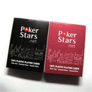 1X Waterproof Washable Poker Red 100% PLASTIC Size Playing Cards Texas Poker