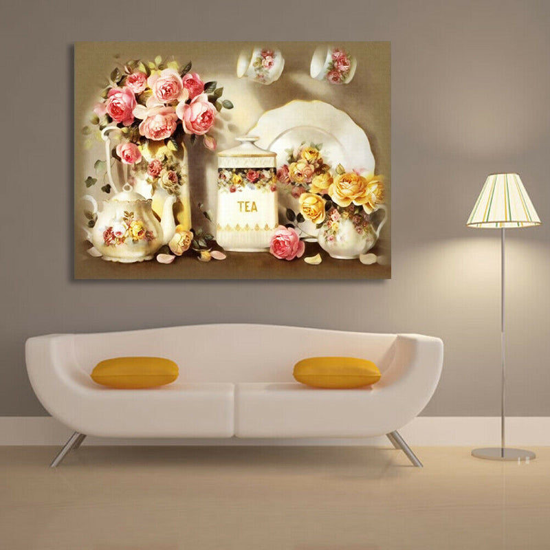 DIY Full Drill  Taste Of Home  Diamond Wall Stickers Painting Home Decor
