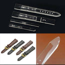 4pcs Leather Craft Clear Acrylic Watch Strap Band Stencil Template B 18-16mm