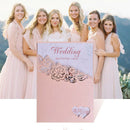 5pcs Business Wedding Invitation Card With Ribbon Wedding Decor Party SupplS Hn