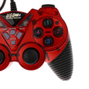 USB 2.0 Game Controller For PC Laptop Joystick - 12 Buttons - 2  - Red