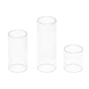 Set of Glass Transparent Guitar Slide 28/50/69mm for Guitar Parts