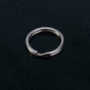 10Pcs 10mm Keyring Blanks Metal Alloy Keychain Key Rings- Split Fob R6Z9 I9D7