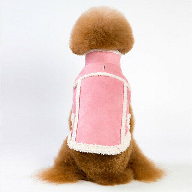 Pet Clothes Dog Jacket Pink Vest Coat Shirt Dog Clothes for Medium Dogs