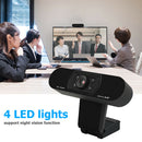 H800 1080p FHD Webcam Built-in Microphone Night Vision Beauty Web Camera A