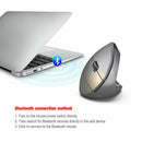 Hxsj T29 Bluetooth Wireless Mouse Vertical Ergonomic Adjustable Dpi 800 160