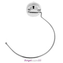 Ring Shape Stainless Steel Vacuum Suction Cup Bathroom Towel Shelf Bar Rack