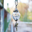 Dandelion angel pendant handwork glass mini bottle wishes necklace bottle S1J1
