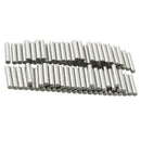 100 Pcs Stainless Steel 2.5mm x 16mm Dowel Pins Fasten Elements Y5M2