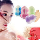 4pcs/Set Colorful Gourd-Shaped Makeup Sponge Powder Puff Beauty Tool A