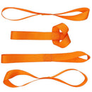4x Soft Loop Tie Down Straps Ratchet Towing Cargo ATV Motorcycle 600LBS OrangME