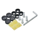 Antirust Car License Plate Frame Screws Fastener & Chrome Caps Cover Repalce